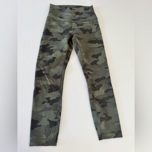 lululemon athletica Green Camo Leggings